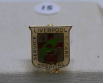 15. Badge, Liverpool Hospital Auxiliary belonged to Edith Fitzpatrick Badge, Liverpool Hospital Auxiliary belonged to Edith Fitzpatrick