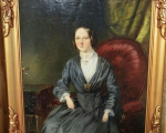 55. Painting of Mary Sadleir, daughter of First Liverpool Mayor Richard Sadleir RN 1854 Painting of Mary Sadleir, daughter of First Liverpool Mayor Richard Sadleir RN 1854
